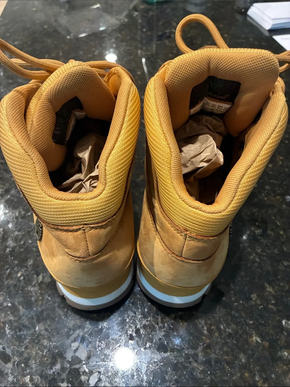 Timberland Men's Wheat/Tan Work-Style Hiking Boots